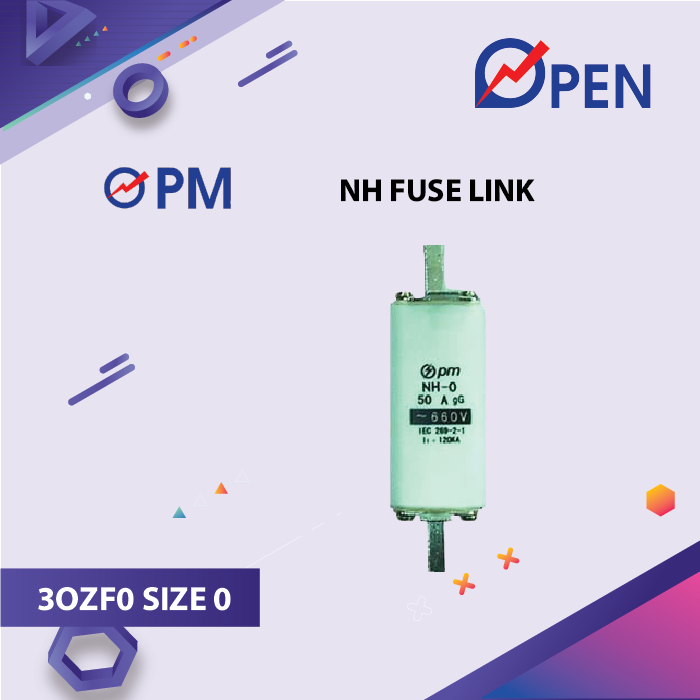 NH FUSE LINK SIZE 0 100A, 125A, 160A PM