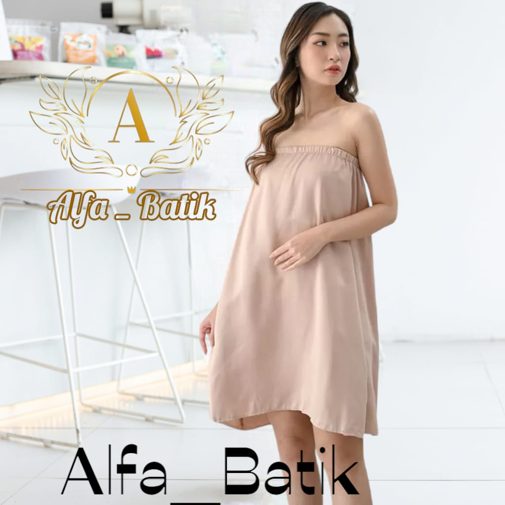 kemben spa facial lulur ratus salon kain basahan (PENDEK Satin Lokal) / Kemben Salon Spa Polos Pendek Bahan SATIN /Kemben