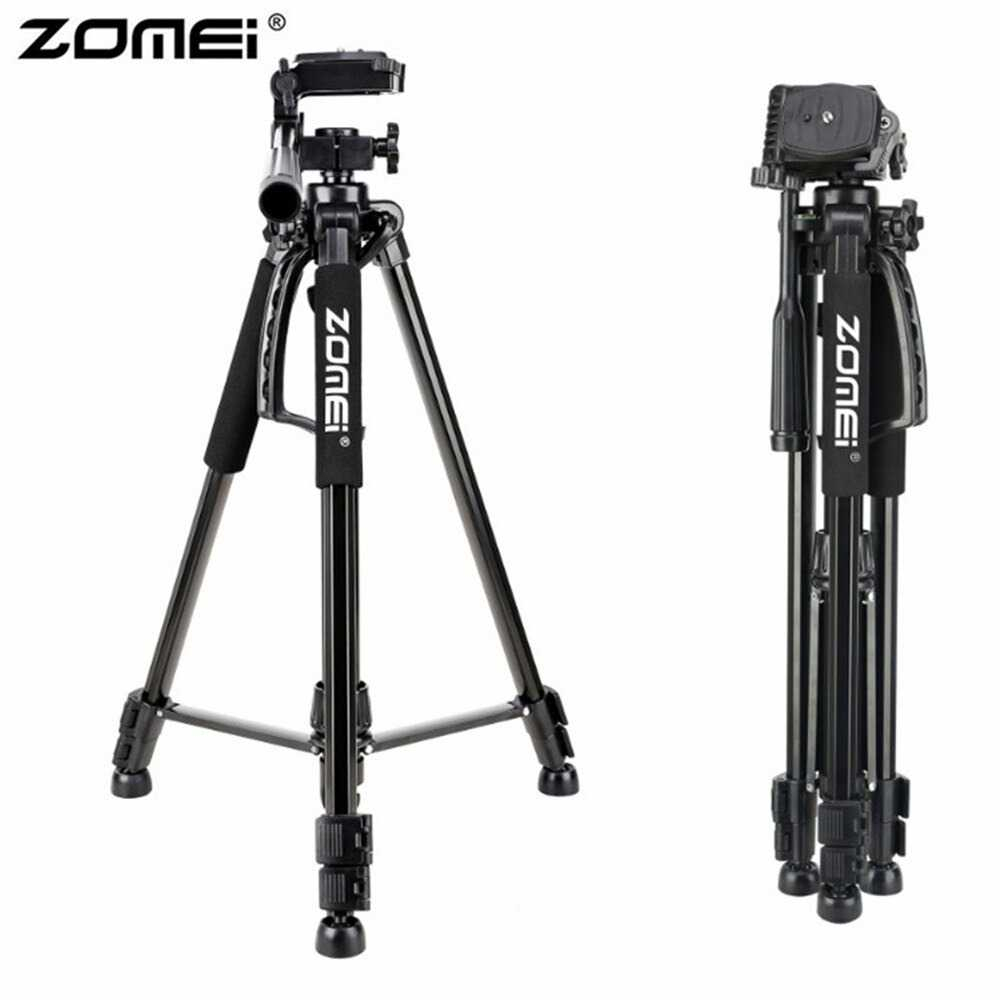 Tripod Professional DSLR Mirrorless &amp; Pan Head Tripot Kamera Foto Video Portable Kepala Putar 3 Arah Multifungsi