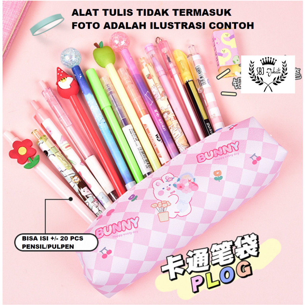 Tempat pensil kotak pensil Korean style bisa utk hadiah souvenir gift