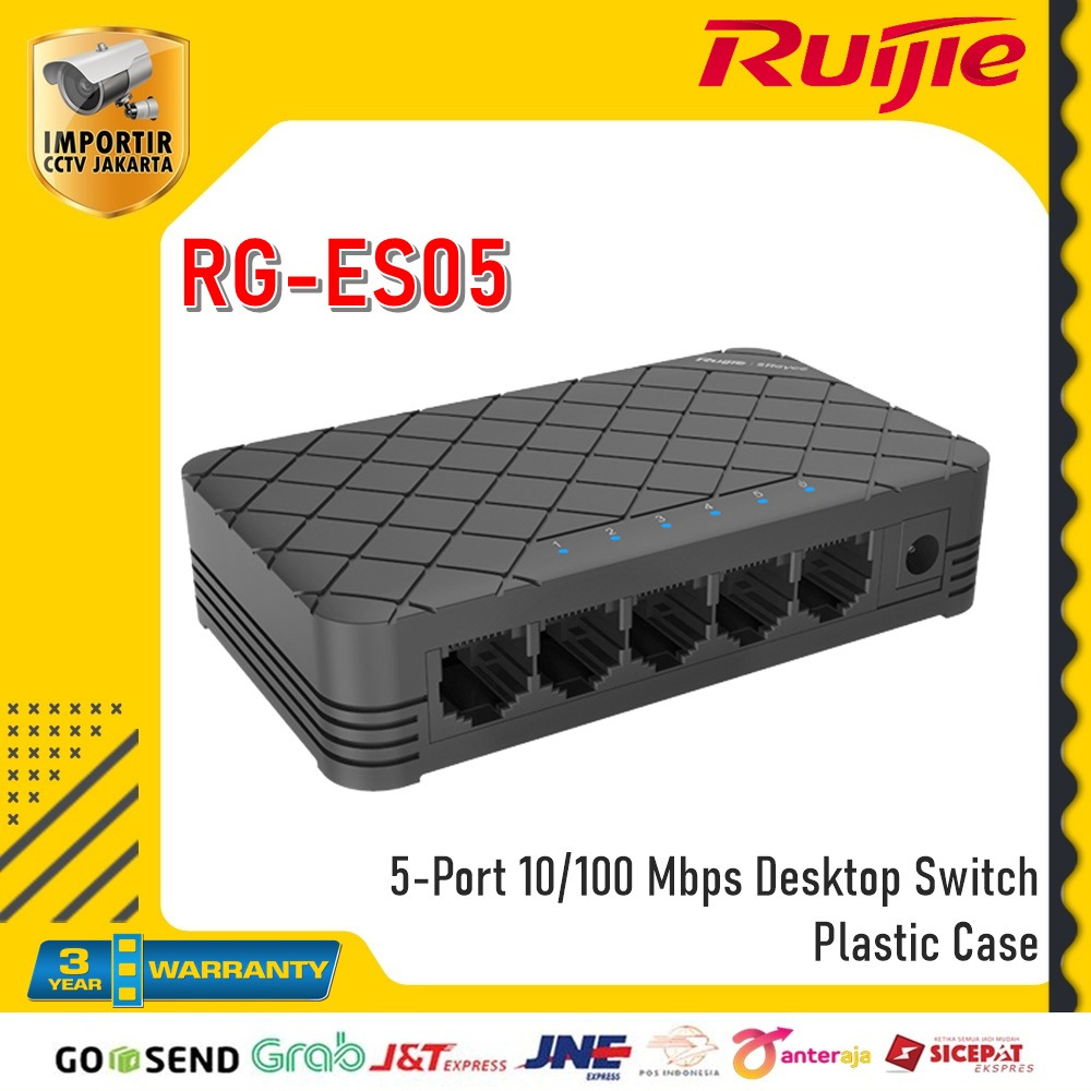 RUIJIE 5port 10/100 Mbps Unmanaged Switch
