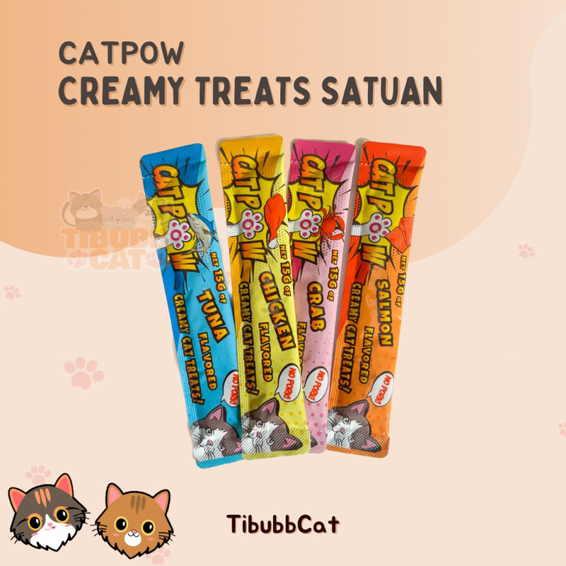 Catpow Creamy Treats Satuan Snack Kucing Satuan