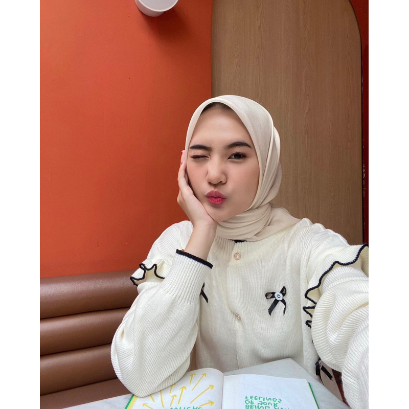 (KIRIM TANGGAL 5) WEARINGBENA | Poppy Cardigan | Atasan Rajut