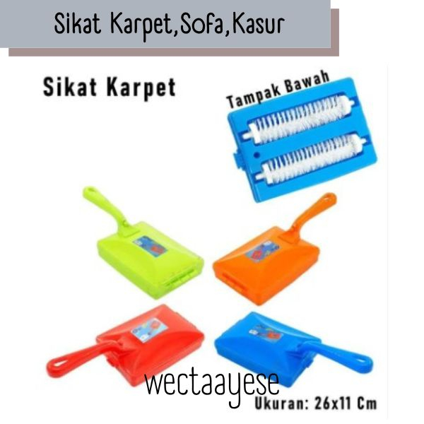 [COD] Sikat Karpet Ajaib 2 in 1 Pegangan Gagang Sikat Pembersih Debu Bulu Sikat Kasur Sofa Tikar Kar