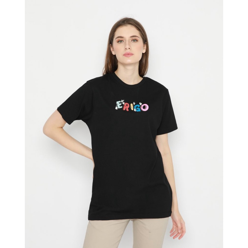 Kaos Erigo T-Shirt Vintage Gang Black Unisex Kaos DistroTshirt  Kaos Pria/Wanita