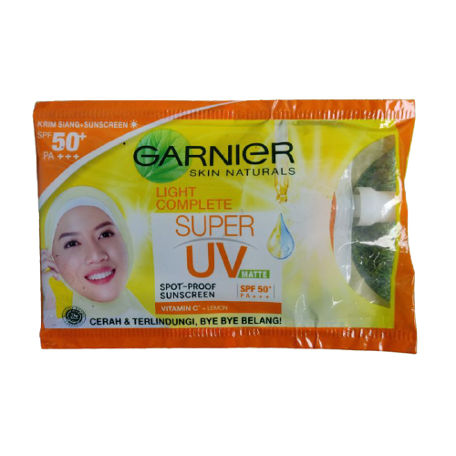 `ღ´ PHINKL `ღ´Garnier Sunscreen UV Sachet SPF PA 50+++ sunblock anti matahari UVA UVB