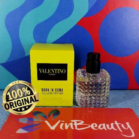 Miniatur Parfum OriginaL Valentino Donna Born In Roma Yellow Dream 6 ml For Women Murah