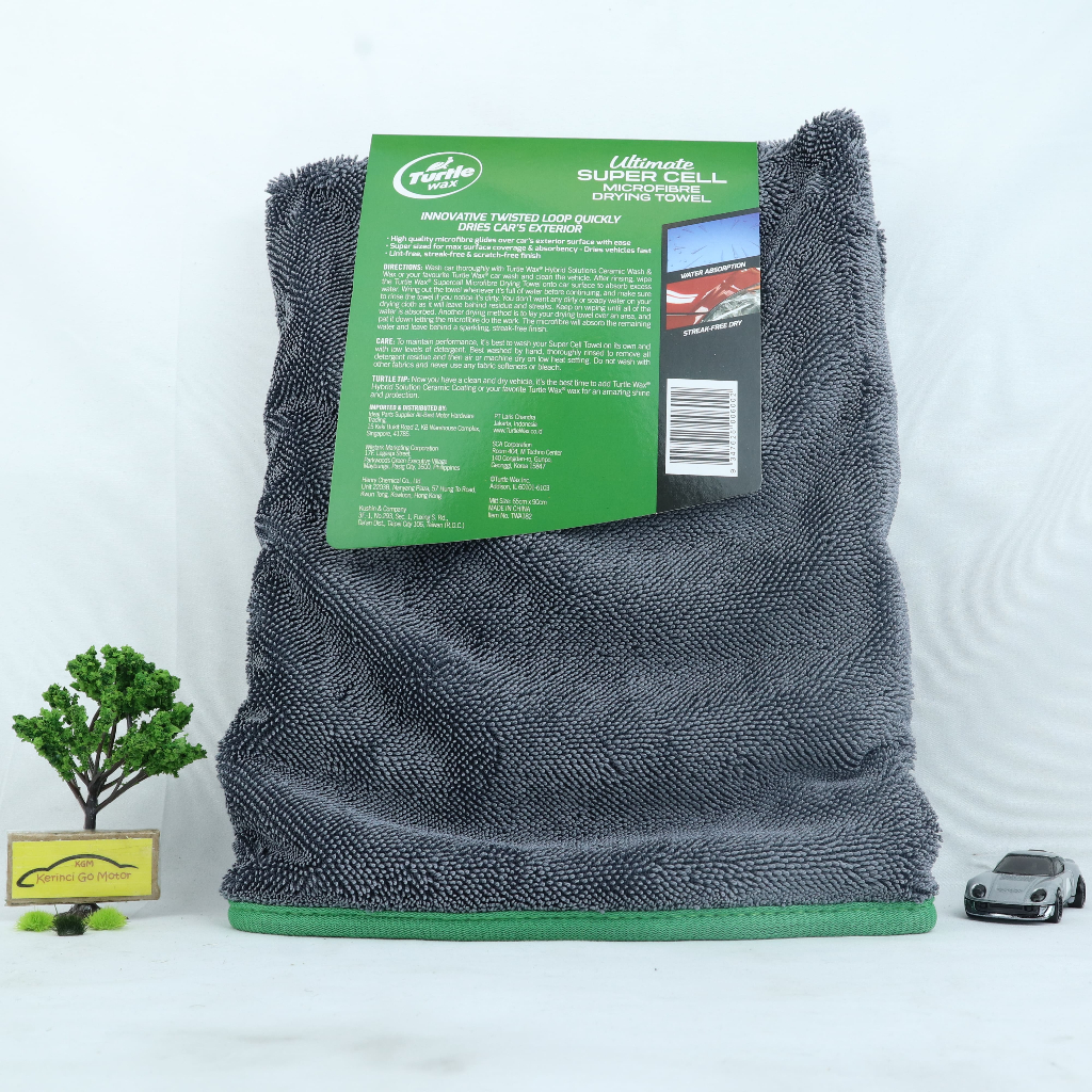 TURTLE WAX ULTIMATE SUPER CELL MICROFIBER DRYING TOWEL KAIN PENGERING