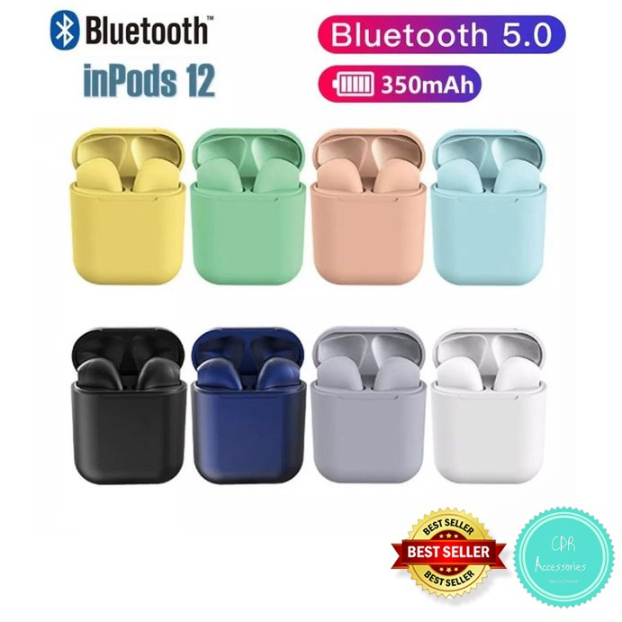 Handsfree Bluetooth Inpoods i12 Headset Premium TWS PRO 6/M30/M10