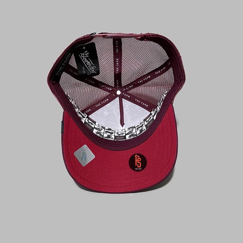 TOPI ORIGINAL GOORIN BROS TRUCKER TONAL PANTHER MAROON