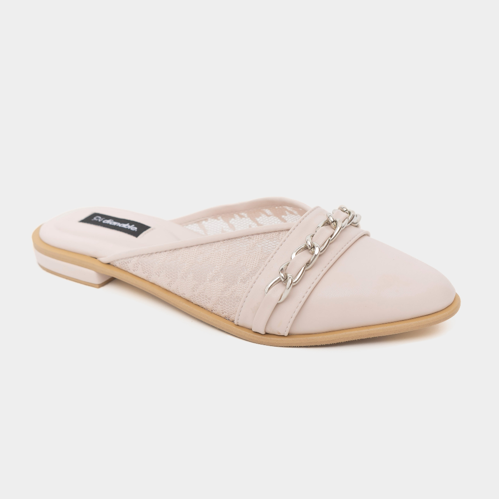 Dianable - Alea Mules Shoes Reborn (Black - Beige)