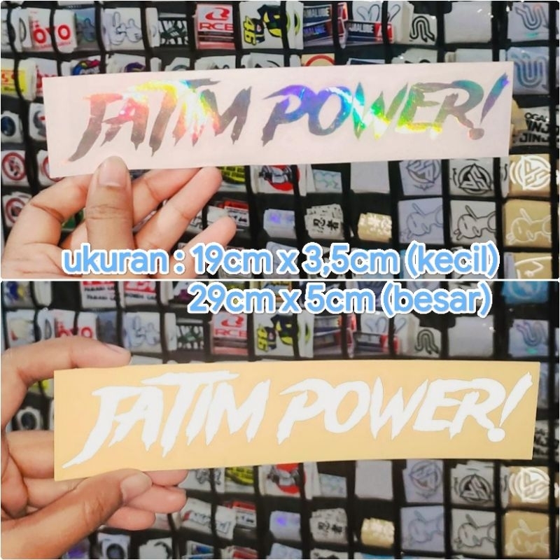 sticker cutting JATIM POWER!