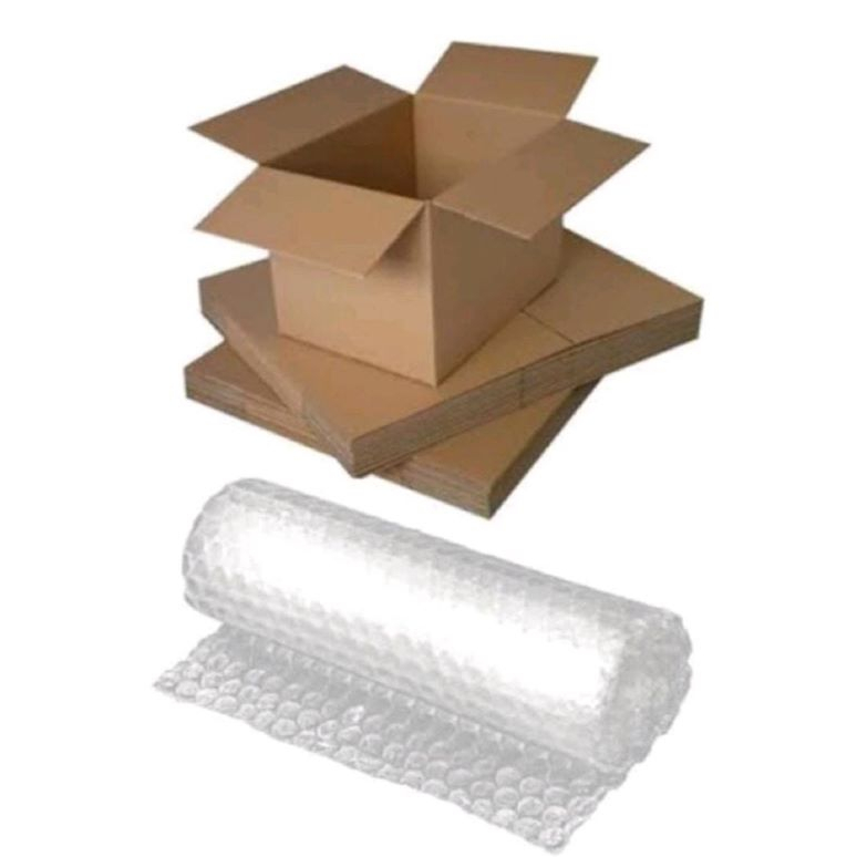

PACKINGAN TAMBAHAN DUS + BUBBLE WRAP MENGHINDARI BARANG RUSAK / PECAH