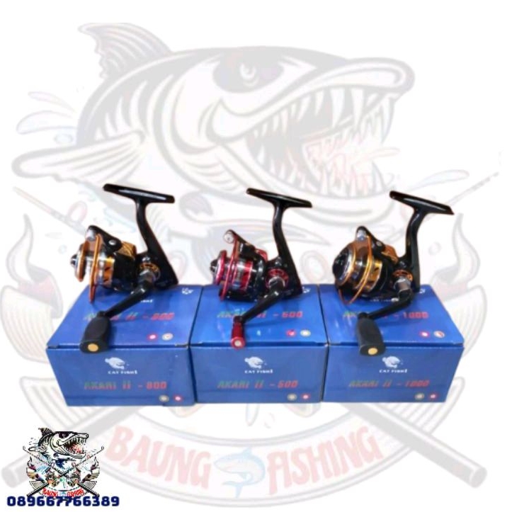 reel pancing ul catfish akari 500 800 1000