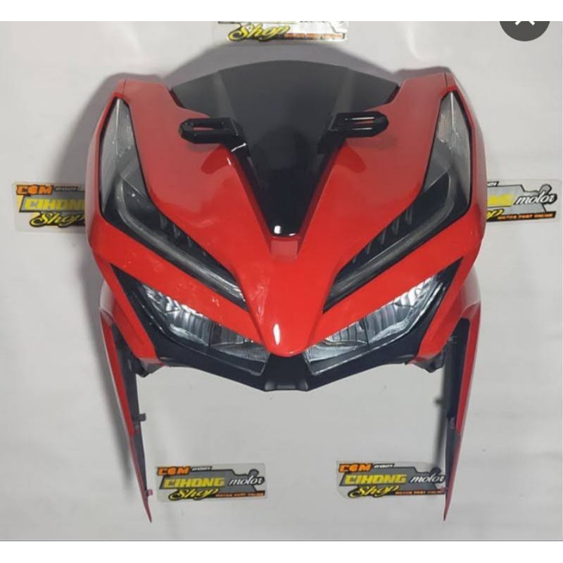Body full body depan tengah Honda Vario new 125 150 2018 2021 merah cabe new