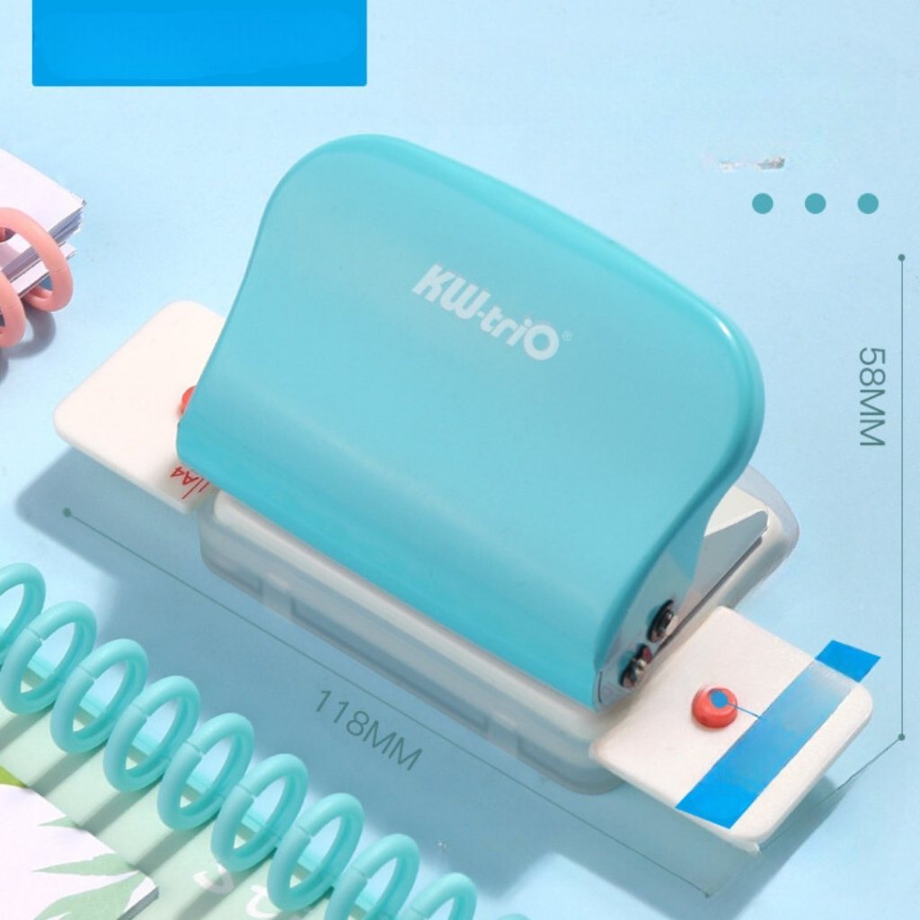 

Puncher Perforator Kw-Trio 99H9 A4 A5 Pembolong Kertas 20 26 30 Lubang Diy Binder Holder 5 Lubang