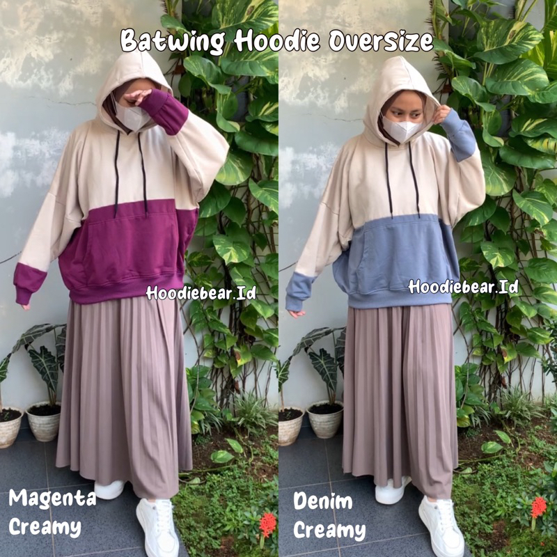 BATWING HOODIE OVERSlZE