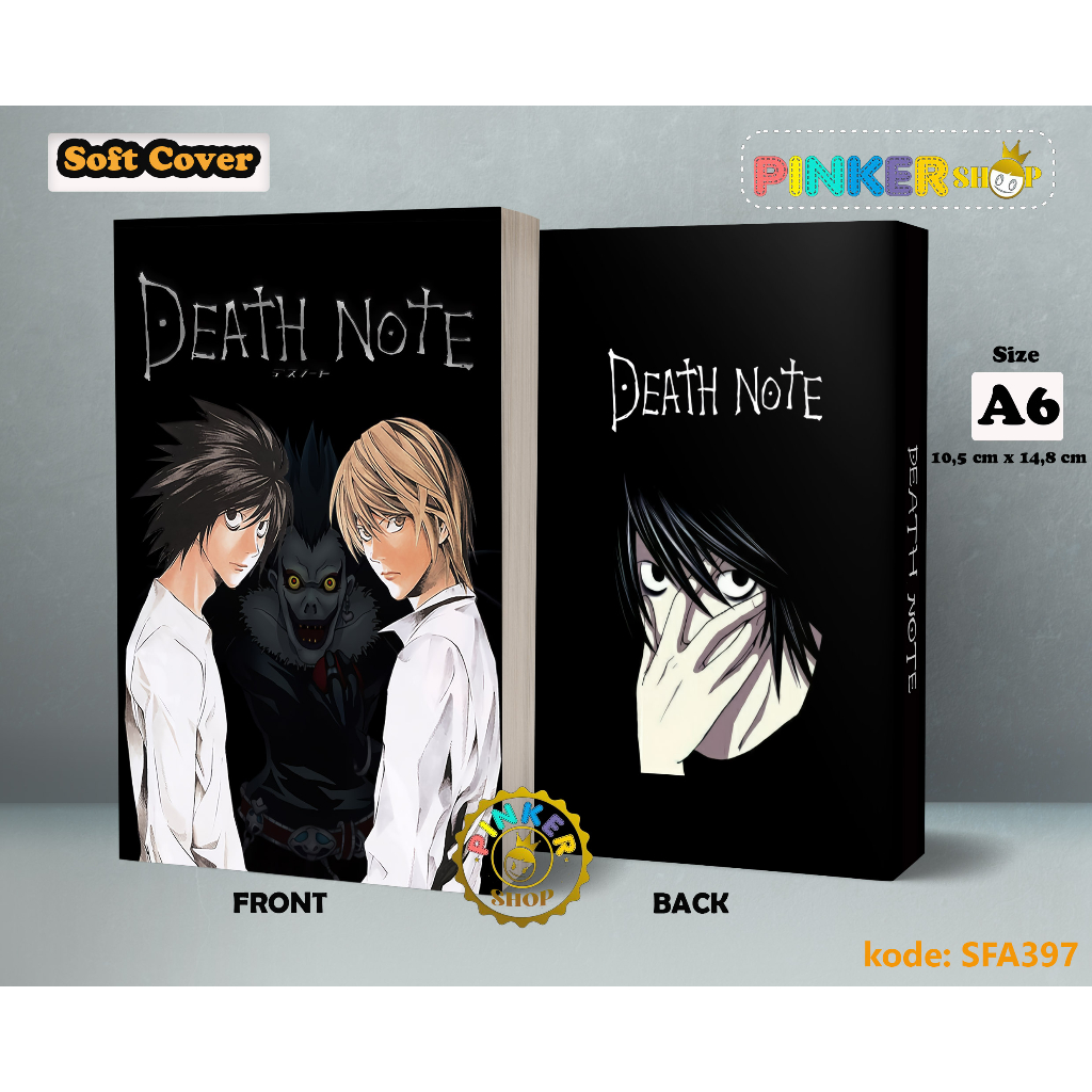 

(SFA397) Pocket Note DEATH NOTE Softcover A6/A5 Buku Tulis catatan Notes Agenda Planner Jurnal