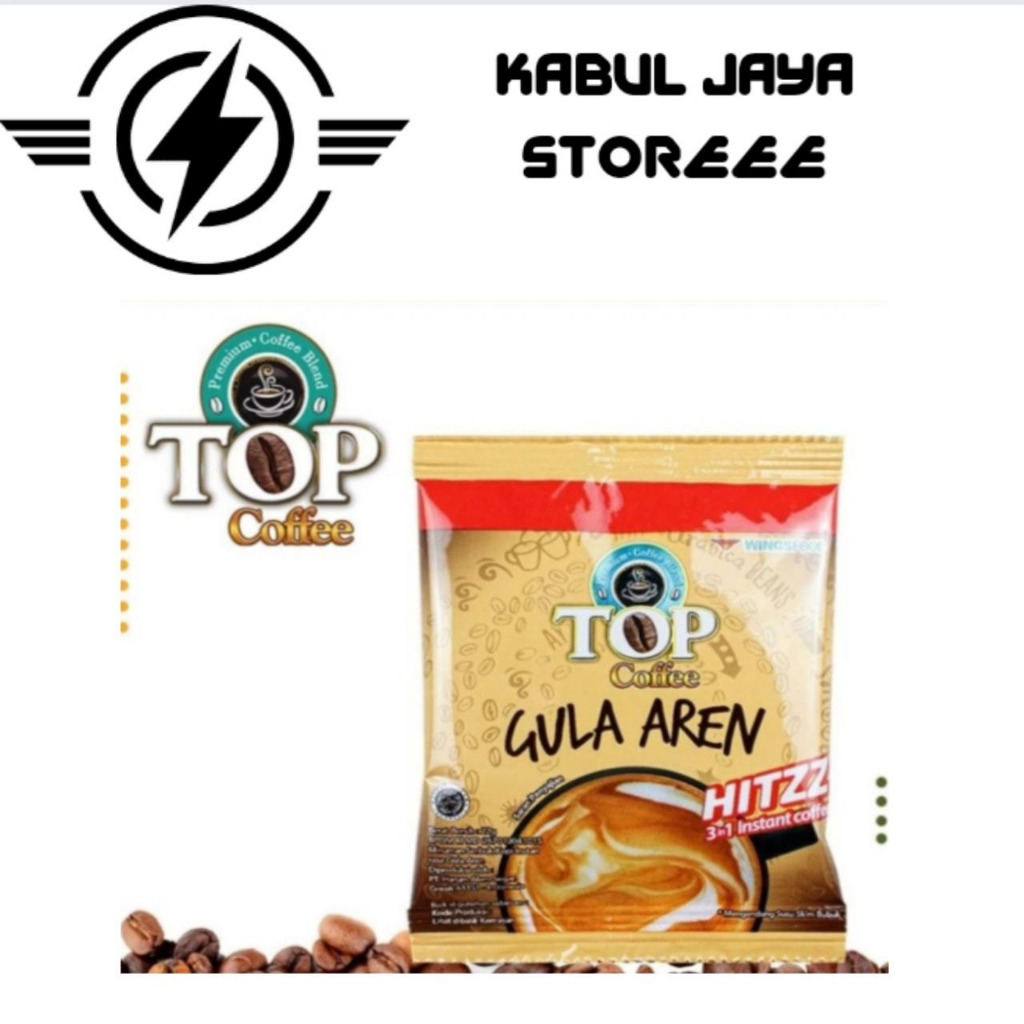 

top coffee gula aren hitzz 3in1 instan coffee shacet