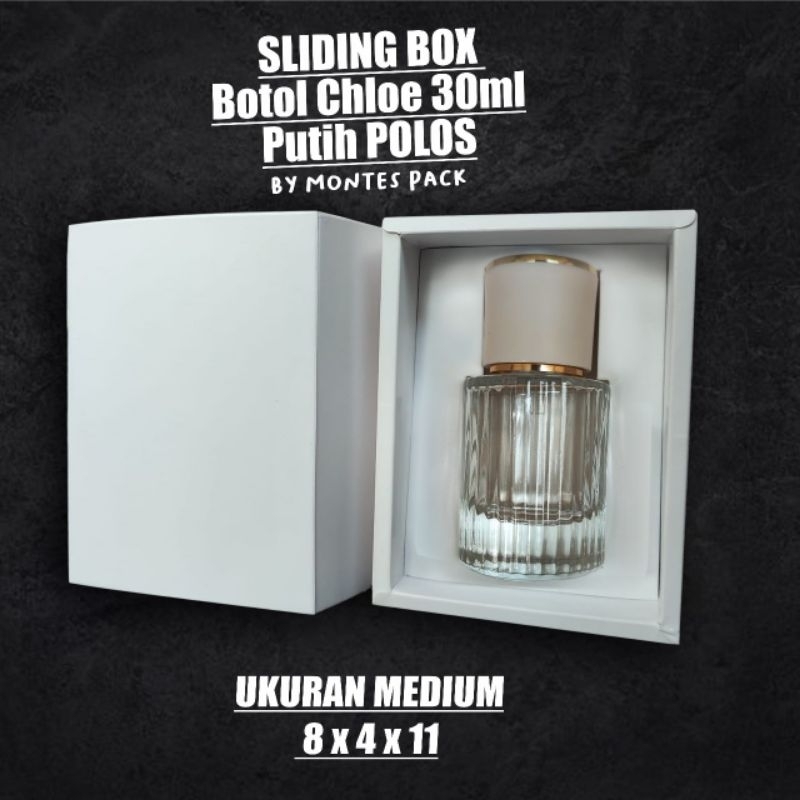 

Sliding Box Botol Chl0e 30ml / SLIDE BOX botol sangkar 30ml / Polosan