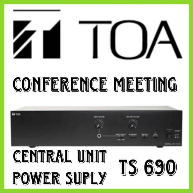 Toa TS 690 Central Unit Power Suply Conference System, Garansi Resmi.!