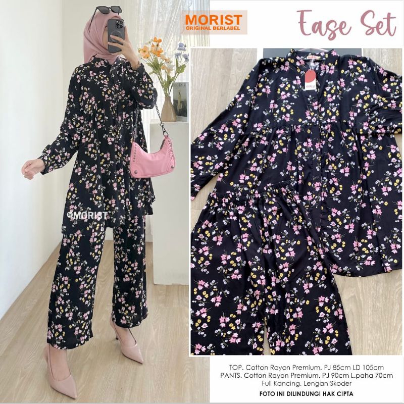 Set Setelan Rok Wanita Motif Kombinasi Original Morist Moela [Girpi Olfea Nopsi Faula Jofia Muffi Kelva Felya Hisfa]