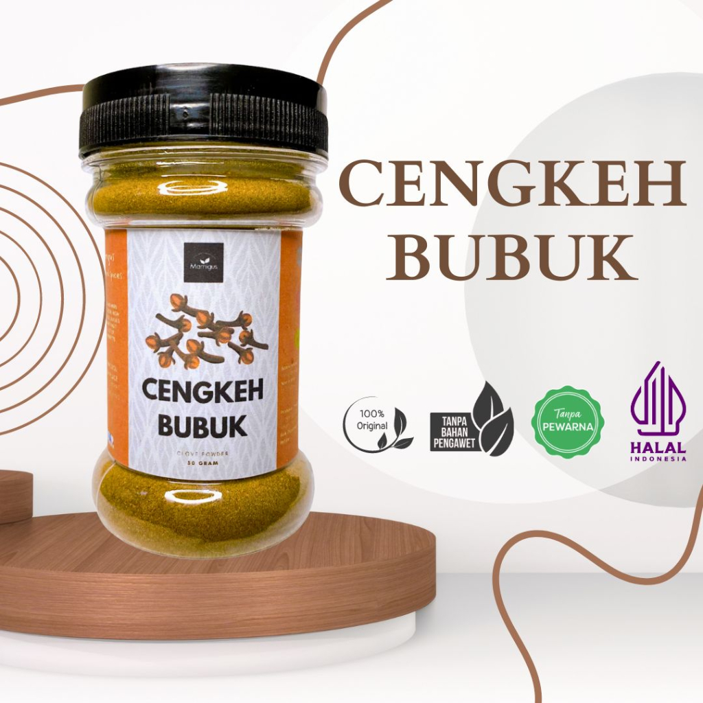

CENGKEH BUBUK / Clove Powder Rempah Dapur dan Bumbu Masak Botol