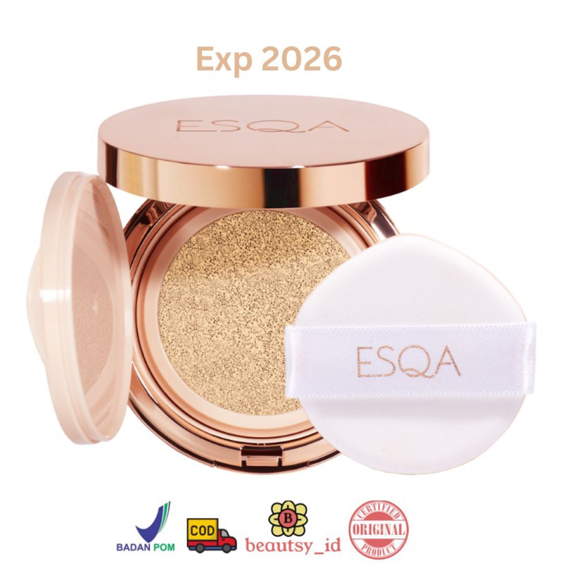 ESQA Flawless Cushion Serum SPF 50 PA+++ Original BPOM COD