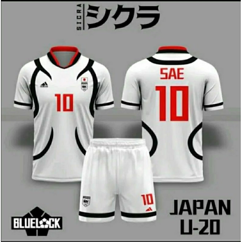 SETELAN JERSEY BLUE LOCK JAPAN U 20 FULLPRINTING