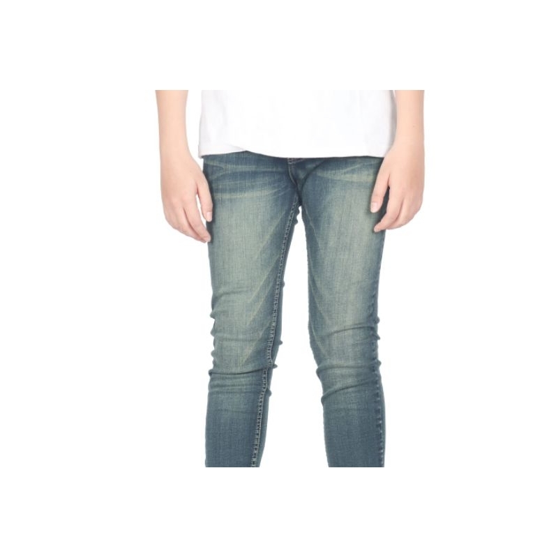 Weird Jeans - Blue Forest - Celana Jeans Denim Pria Skinny Slim Fit Strech No Ripped Polos