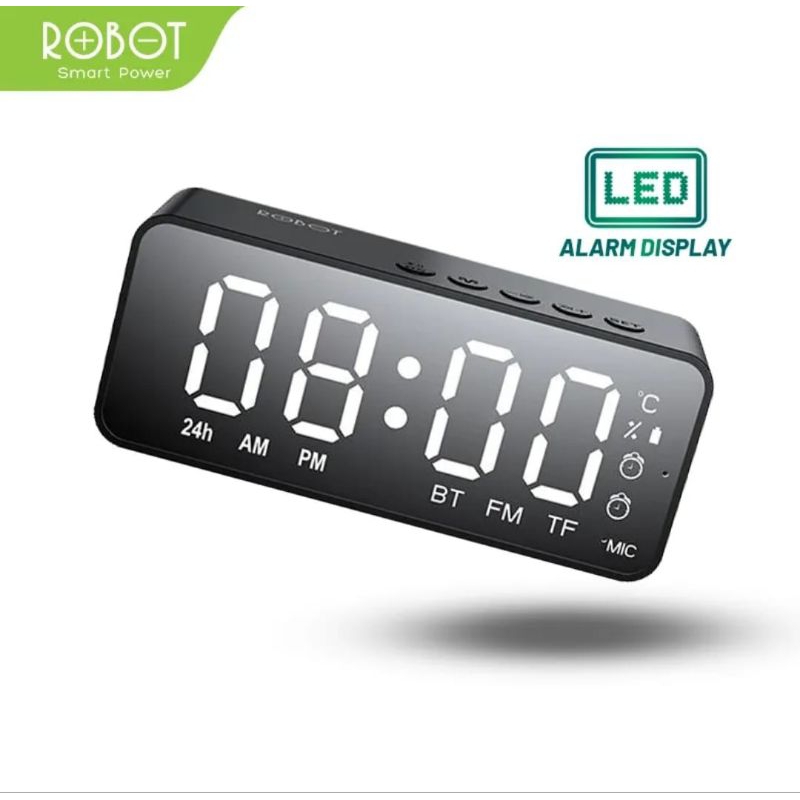 ROBOT SPEAKER BLUETOOTH 5.0 ALARM CLOCK MICRO SD RB150