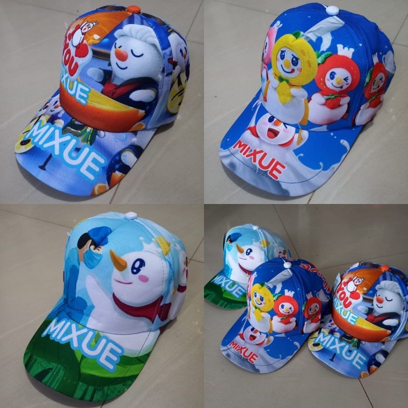 Topi Anak Mixue /Avengers/ Topi Anak Perempuan 3-8 tahun