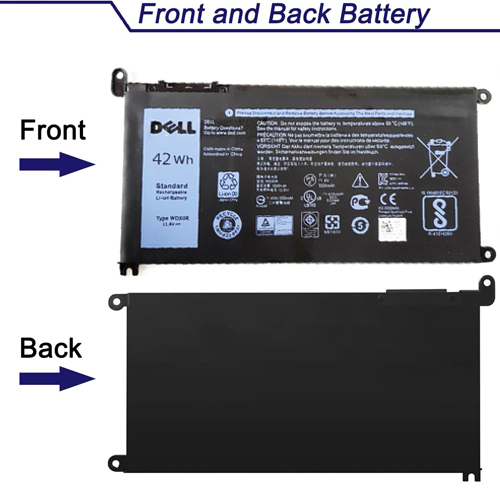 Baterai Battery Original Laptop Dell WDXOR Inspiron 13 5000 5368 5378 5379 7000 7378 7368 14 3000 5000 7000 15 3000 5000 Latitude 3000 3180 3190 3300 3379 3380 3390 3500 3580 3590 Vostro 3480 3481 3583 5468 5481 5468D 5568 5568D 5581 5741 P69G YRDD6