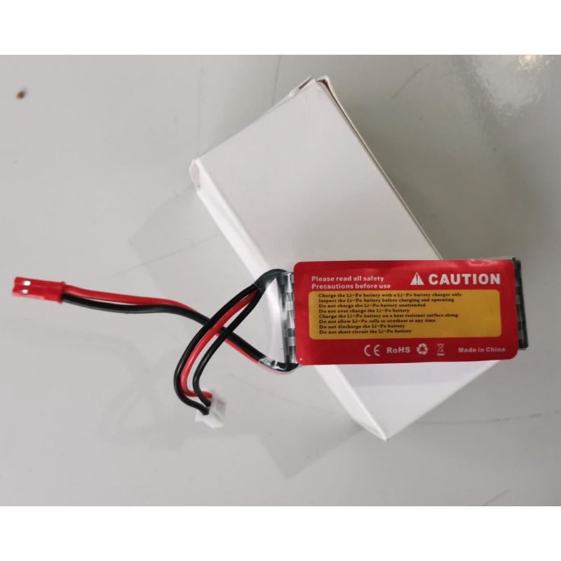 Baterai Lipo battery 2S 7.4V 7.4Volt 850mAh RC car Robot Drone