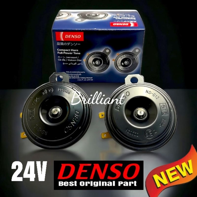 Klakson Horn Dobel Disk - DENSO Original - Khusus 24v