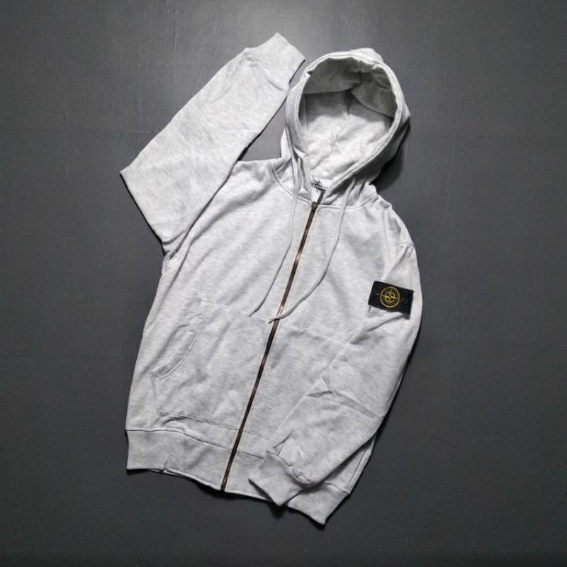 ZIPPER HOODIE STONE ISLAND PREMIUM