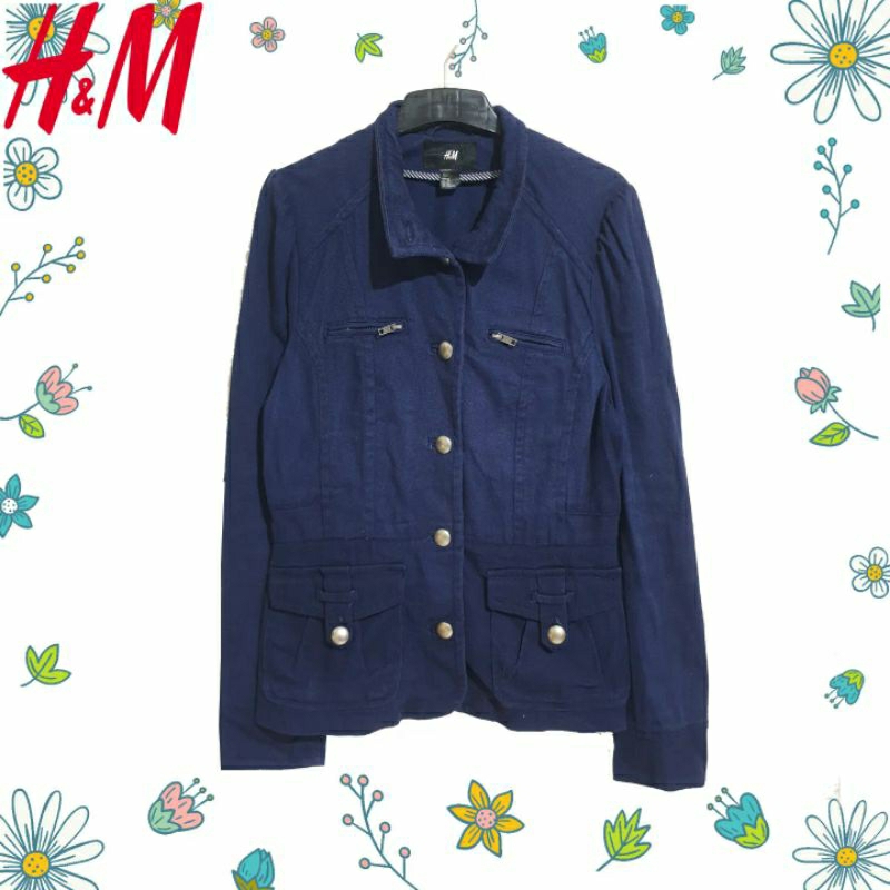 H&M Long Denim Jacket | Jaket Jeans H&M