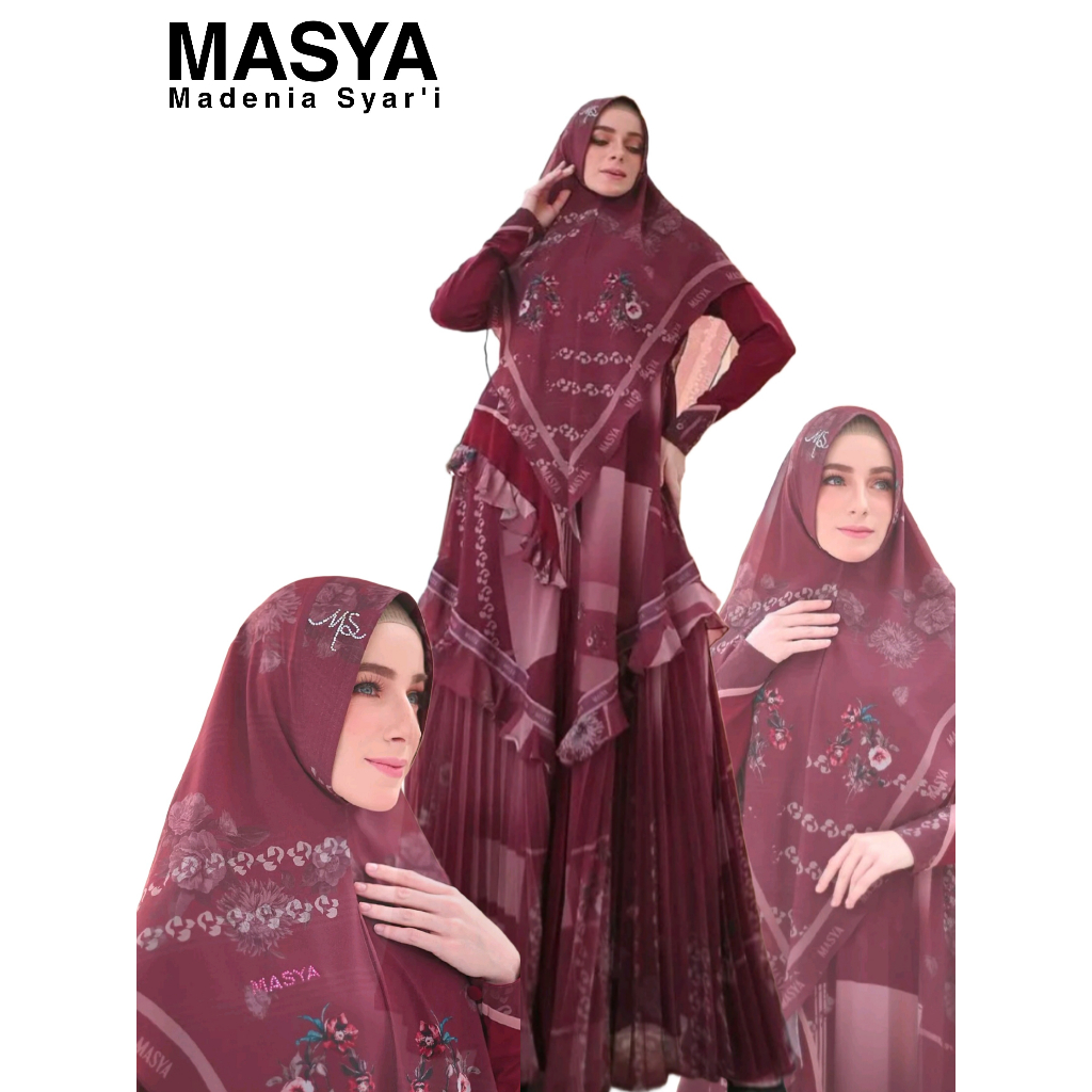Masya / Beauty In The Shade / Baju Set Syari / Dress Syari