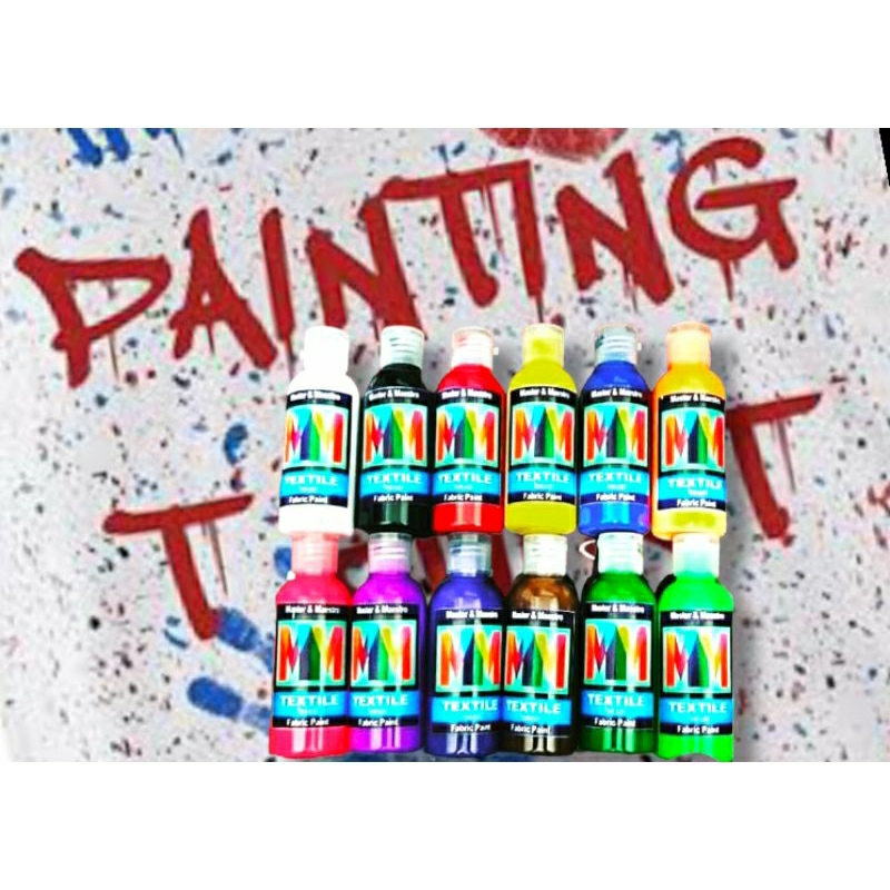 

Ay00! Perbotol Cat Lukis Kain 60ml Textile MM Bisa Untuk Lukis Kaos, Baju, Sepatu, Tas, Kerudung,