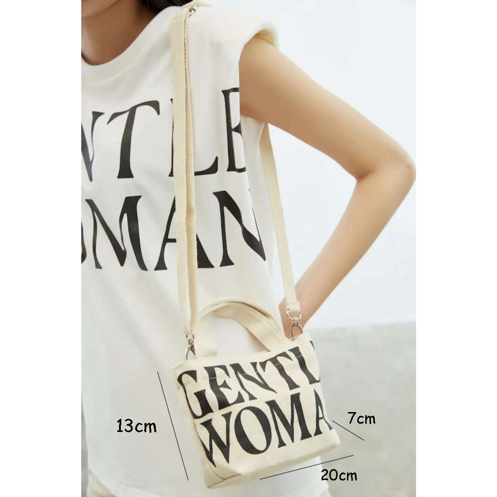 Tas Selempang Mini Gentle Woman 2 Warna / Sling Bag Wanita Kecil