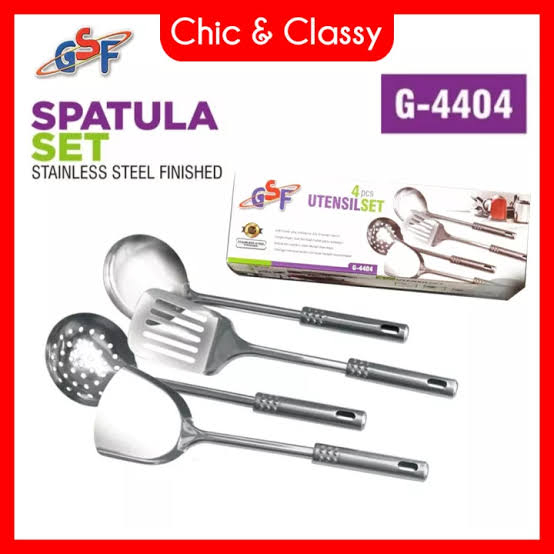 [GSF] SPATULA STAINLESS 1 SET GSF ISI 4