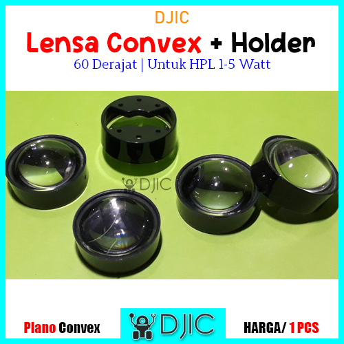 Lensa Convex Led HPL 60 Derajat Untuk LED HPL 1-5W