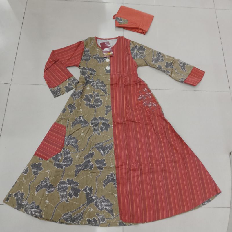 Dannis gamis anak Batik No.9 SALE