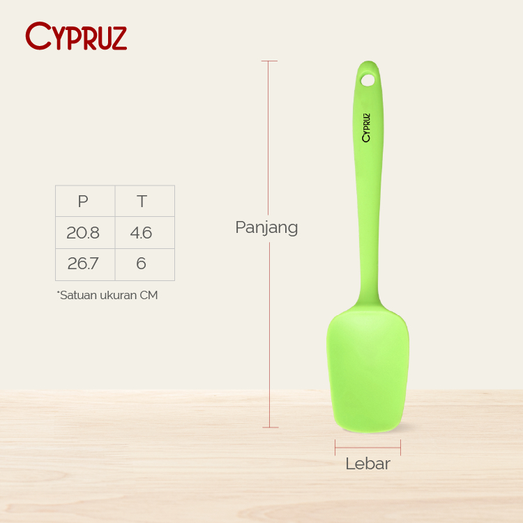 Utensil Silicone Spatula Kotak Full Silikon Tahan Panas Anti Lumer