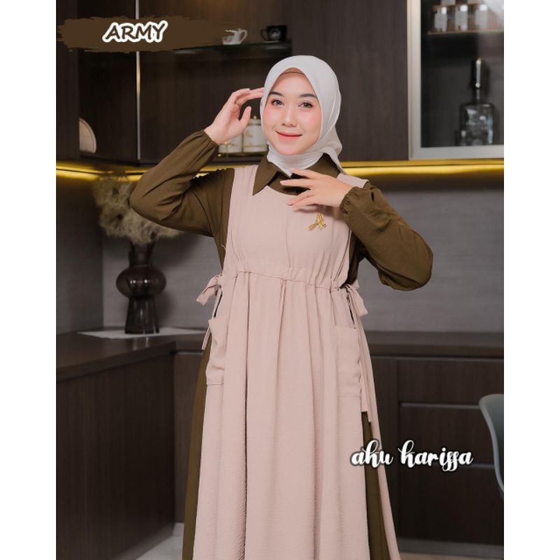 Gamis Murah kekinian Amira Dress original by Aku Karissa