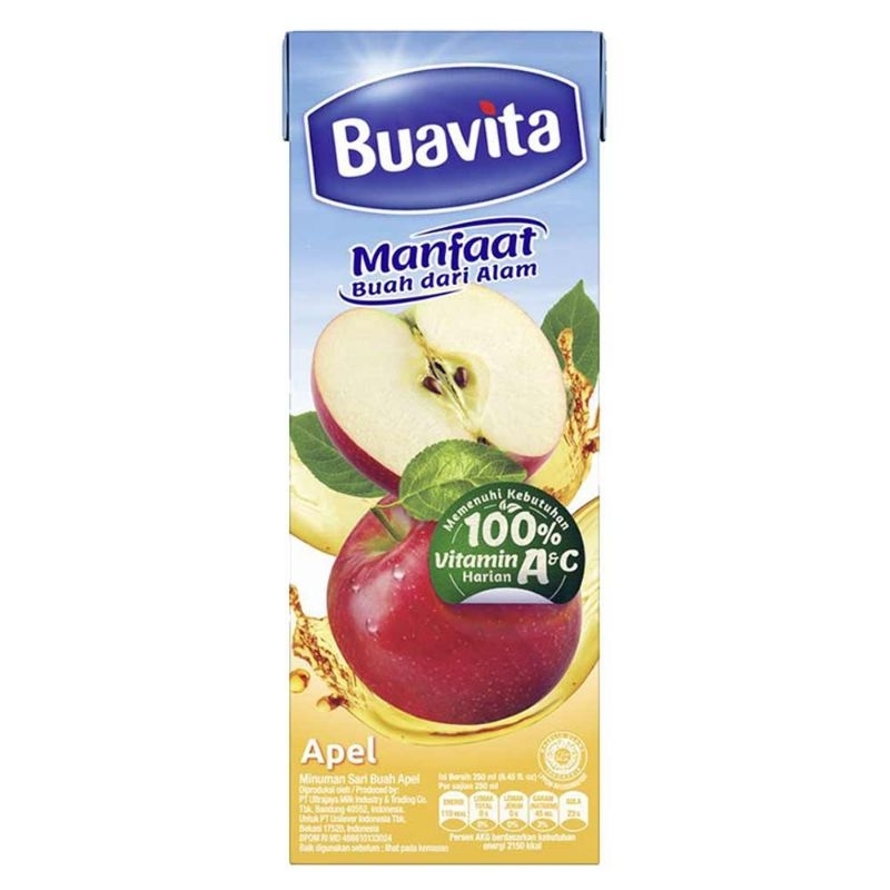 

Buavita Juice Slim Apple 245mL