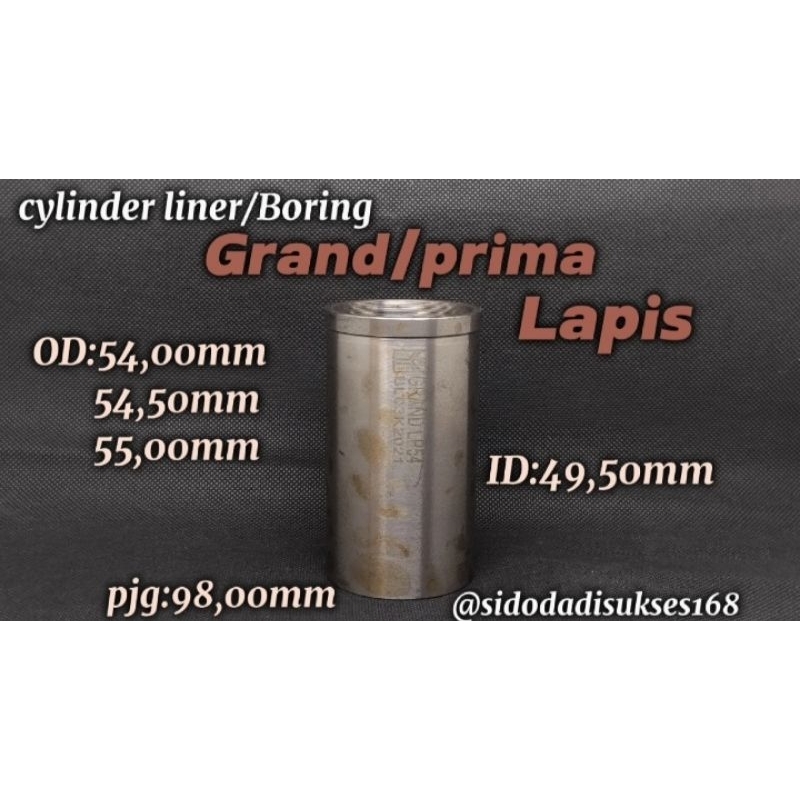 Boring/cylinder liner Grand / Prima lapis