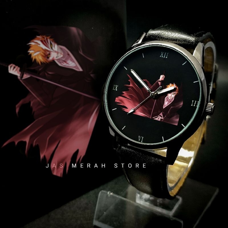 Jam Tangan Bleach Ichigo Premium Include Double Strap &amp; Box Bleach