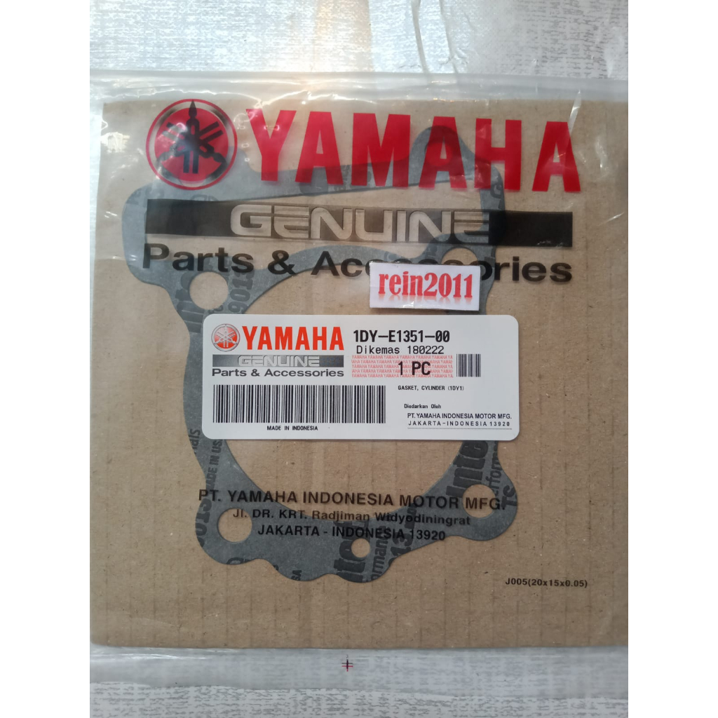 PAKING BLOK BAWAH JUPITER Z1 FI ASLI ORI YAMAHA 1DY E1351 00