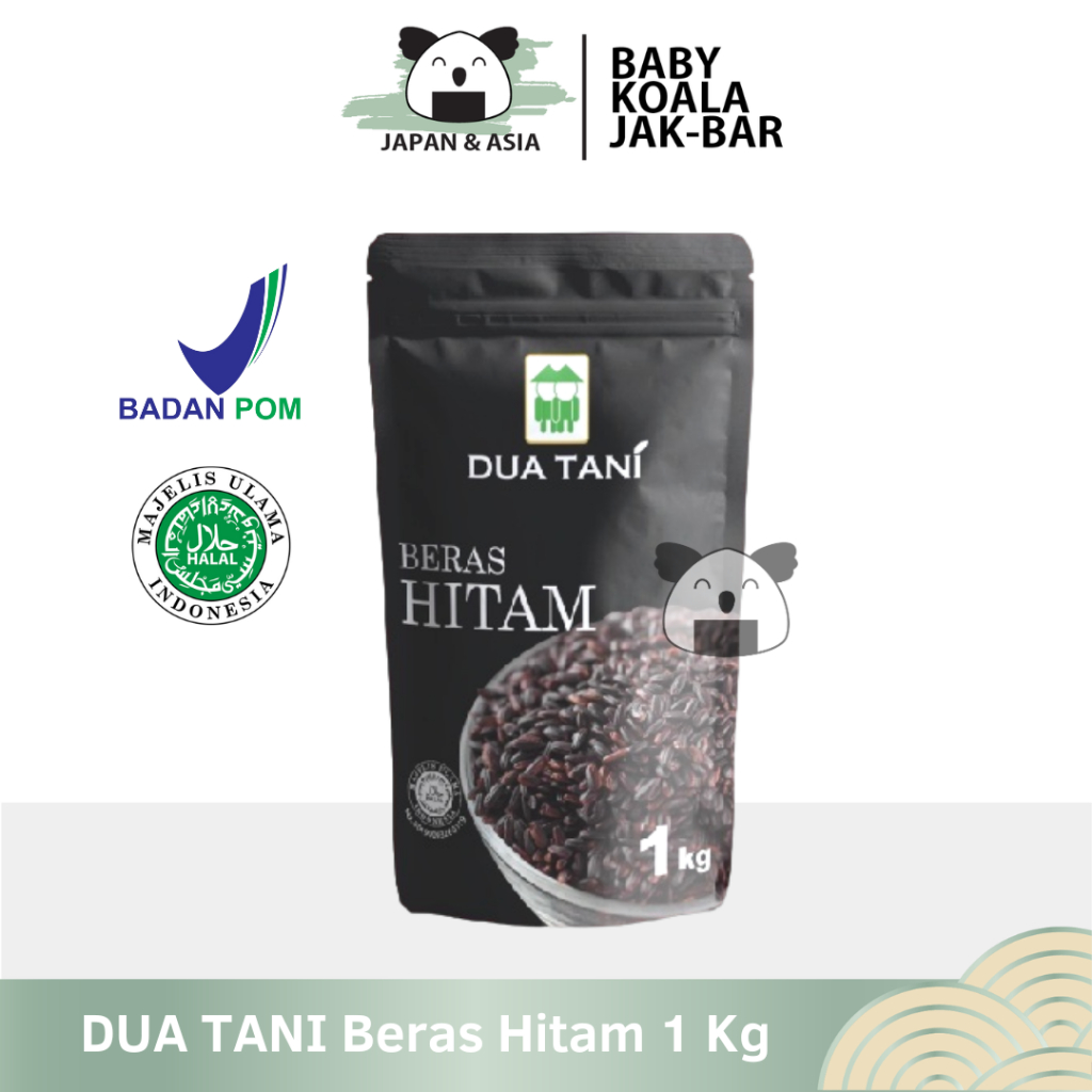 

DUA TANI Beras Hitam 1 Kg │ Black Grain Rice...